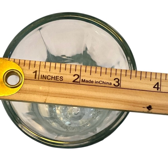 Vintage  Soda Fountain Glasses Sundae Ice Cream Parfait  7" Wavy Sides Set Of 2 - Picture 3 of 5